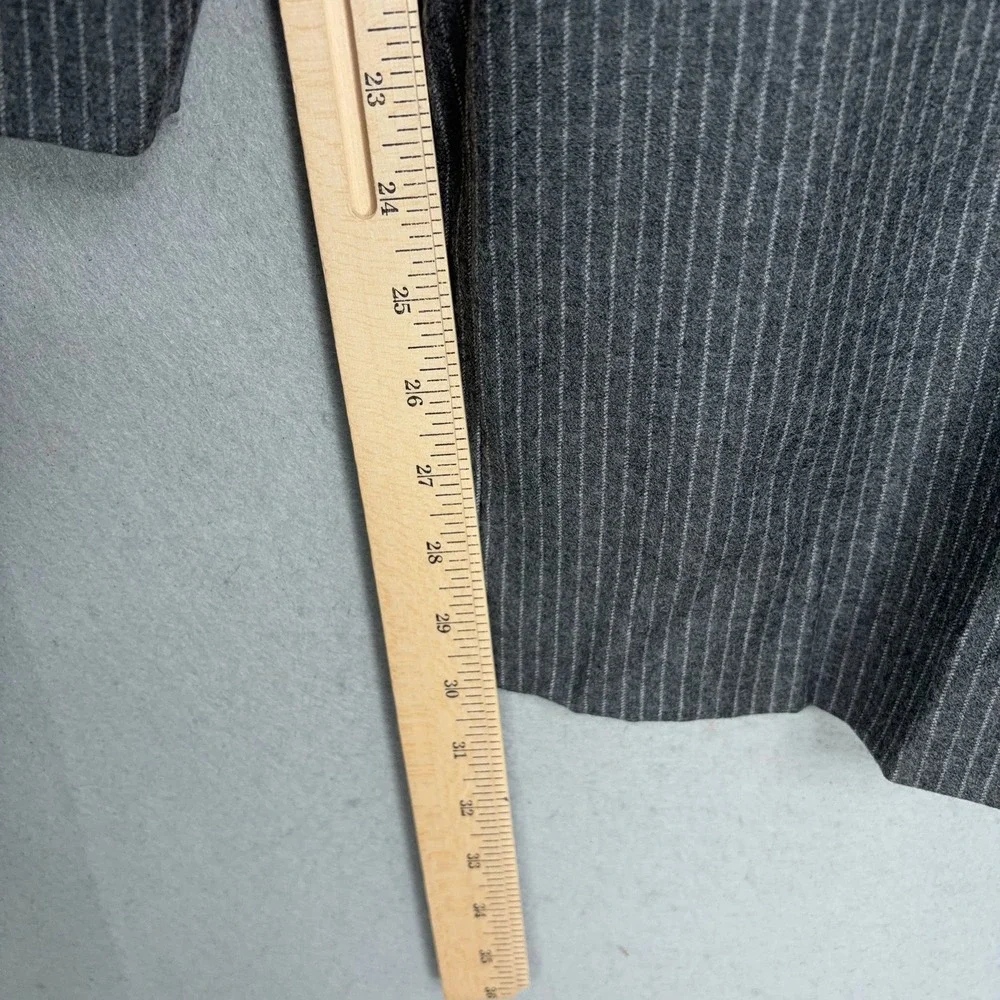 Banana Republic Dress Pants Mens 36x32 Pinstripe Slim Fit Wool Marzotto Business